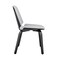 Armen Living Brinley Gray Faux Leather and Black Wood Dining Room Accent Chair LCBNSIBLGR - alternate 7